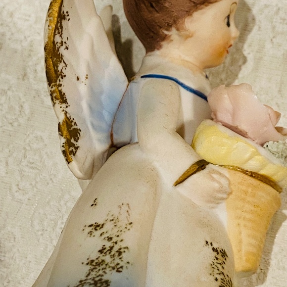 O6-BUNDLE ONLY! Vintage Ardco August Angel Figurine-Birthday Girl of the Month - Picture 8 of 10